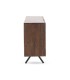 Aparador de madera de mango con relieve texturizado Lorenzo, perfil