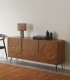 Aparador Silueta Orgánica de Madera de Mango con Relieve Tallado Valcarcel, ambiente