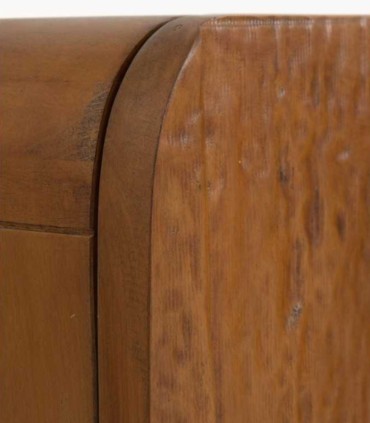 Aparador Silueta Orgánica de Madera de Mango con Relieve Tallado Valcarcel, detalle