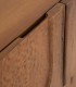 Aparador Silueta Orgánica de Madera de Mango con Relieve Tallado Valcarcel, tirador