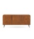 Aparador Silueta Orgánica de Madera de Mango con Relieve Tallado Valcarcel, frente