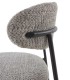 Silla Moderna Tapizada en Chenilla Navas, detalle