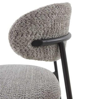 Silla Moderna Tapizada en Chenilla Navas, detalle