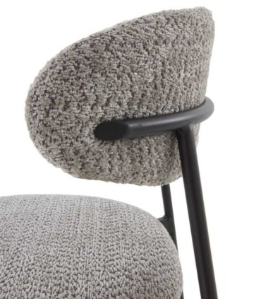 Silla Moderna Tapizada en Chenilla Navas, detalle