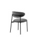 Silla Moderna Tapizada en Chenilla Navas, tras