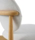 Pack de 4 Sillas de Madera de Roble y Chenilla Luque, detalle