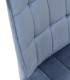 Pack de 4 Sillas Tapizadas en Terciopelo con Asa Romero, detalle asiento