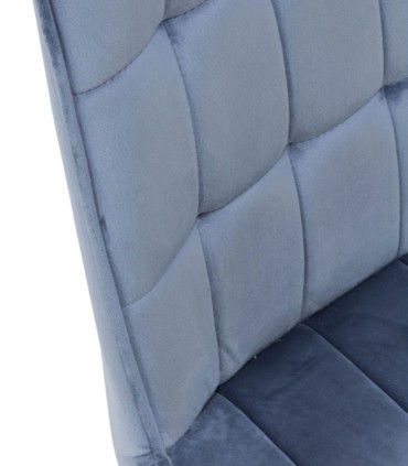Pack de 4 Sillas Tapizadas en Terciopelo con Asa Romero, detalle asiento
