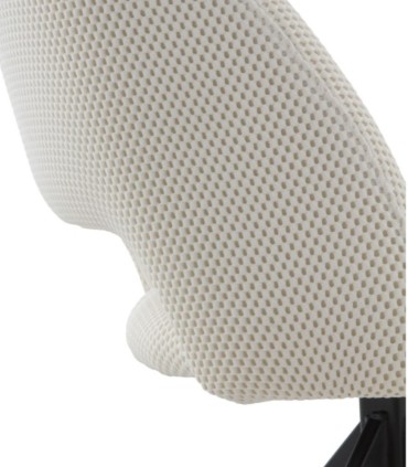 Pack 4 Sillas Giratorias con Retorno Automático Aurea, detalle blanco