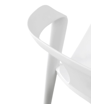 Silla de Polipropileno Apilable Virex, detalle brazo
