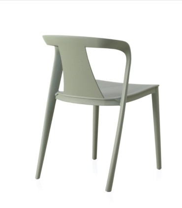 Silla de Polipropileno Apilable Virex, detras