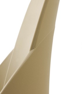Pack de 4 sillas de Polipropileno con Patas Metálicas Negras Ivory, detalle