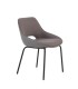 Pack de 4 sillas Tapizada Moderna Dorian, lateral