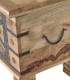Baúl Étnico Artesanal con Almacenaje Decorativo Fabio, tirador