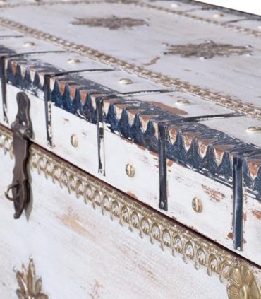Baúl Indio Artesanal Decorativo Exclusivo Narayan de Ambar Muebles