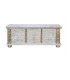 Baúl Indio Artesanal Vintage con Relieves Decorativos Rathore, frente