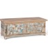 Baúl de Madera con Mosaico Decorativo Vintage Desai, lado