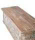 Baúl de Madera con Mosaico Decorativo Vintage Desai, tapa