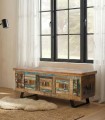 Baúl Vintage Industrial de Madera Maciza Reciclada Duvant