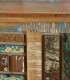 Baúl Vintage Industrial de Madera Maciza Reciclada Duvant, detalles