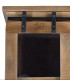 Alacena de Madera de Mango con Puerta Corredera y 4 Cajones Quintana de Ambar Muebles