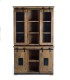 Alacena de Madera de Mango con Puerta Corredera y 4 Cajones Celedonio, medida 100 cm