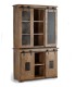 Alacena de Madera de Mango con Puerta Corredera y 4 Cajones Celedonio, medida 100 cm