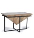 Mesa De Centro De Madera De Mango Y Metal Isamu