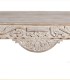 Mesa de Centro Tallada Estilo Vintage Provenzal en Madera Natural Fierro, detalles