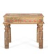 Mesa de Centro de Madera de Mango Pintada a Mano Leocadio, frente