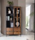 Vitrina Industrial con Cajones y Puerta de Cristal Seraphina, ambiente