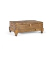 Mesa de Centro Tipo Baúl de Madera de Mango con Almacenamiento Magnus