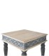 Mesa de Centro de Madera de Mango Tallada Artis, arriba