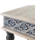 Mesa de Centro de Madera de Mango Tallada Artis, detalle