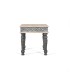 Mesa de Centro de Madera de Mango Tallada Artis, frente