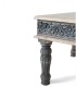 Mesa de Centro de Madera de Mango Tallada Artis, patas