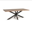 Mesa de Comedor de Madera de Acacia Maciza Wood