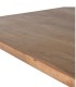 Mesa de Comedor de Madera de Acacia Maciza Wood, detalle tapa