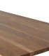 Mesa de Comedor de Madera de Acacia Maciza Wood, detalle tapa