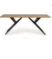 Mesa de Comedor de Madera Maciza de Acacia Renard