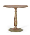 Mesa De Comedor Redonda De Madera De Mango Pintada A Mano Atelier
