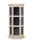 Vitrina Rinconera de Madera de Mango Natural Blanqueado Barrenechea