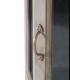 Vitrina Rinconera de Madera de Mango Natural Blanqueado Barrenechea, detalle