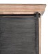 Alacena Industrial de Madera de Mango con Puerta Corredera y 4 Cajones Valdenegro, detalle puerta