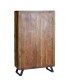 Alacena de Madera Reciclada con 3 Puertas y 1 Cajón Vikram, detras
