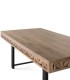 Mesa de Comedor Rectangular de Madera de Mango Fenrir, perfil