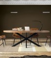 Mesa de Comedor Ovalada de Madera Maciza de Mango Sten I