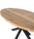 Mesa de Comedor Ovalada de Madera Maciza de Mango Sten I