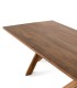 Mesa de Comedor Rectangular de Madera Maciza de Acacia Xandros, perfil