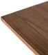 Mesa de Comedor Rectangular de Madera Maciza de Acacia Xandros, detalle tablero